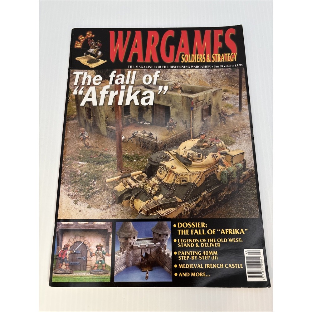 Karwansara Wargames, Soldiers & Stra #40 "The Fall of Afrika, Medieval Mag VG+